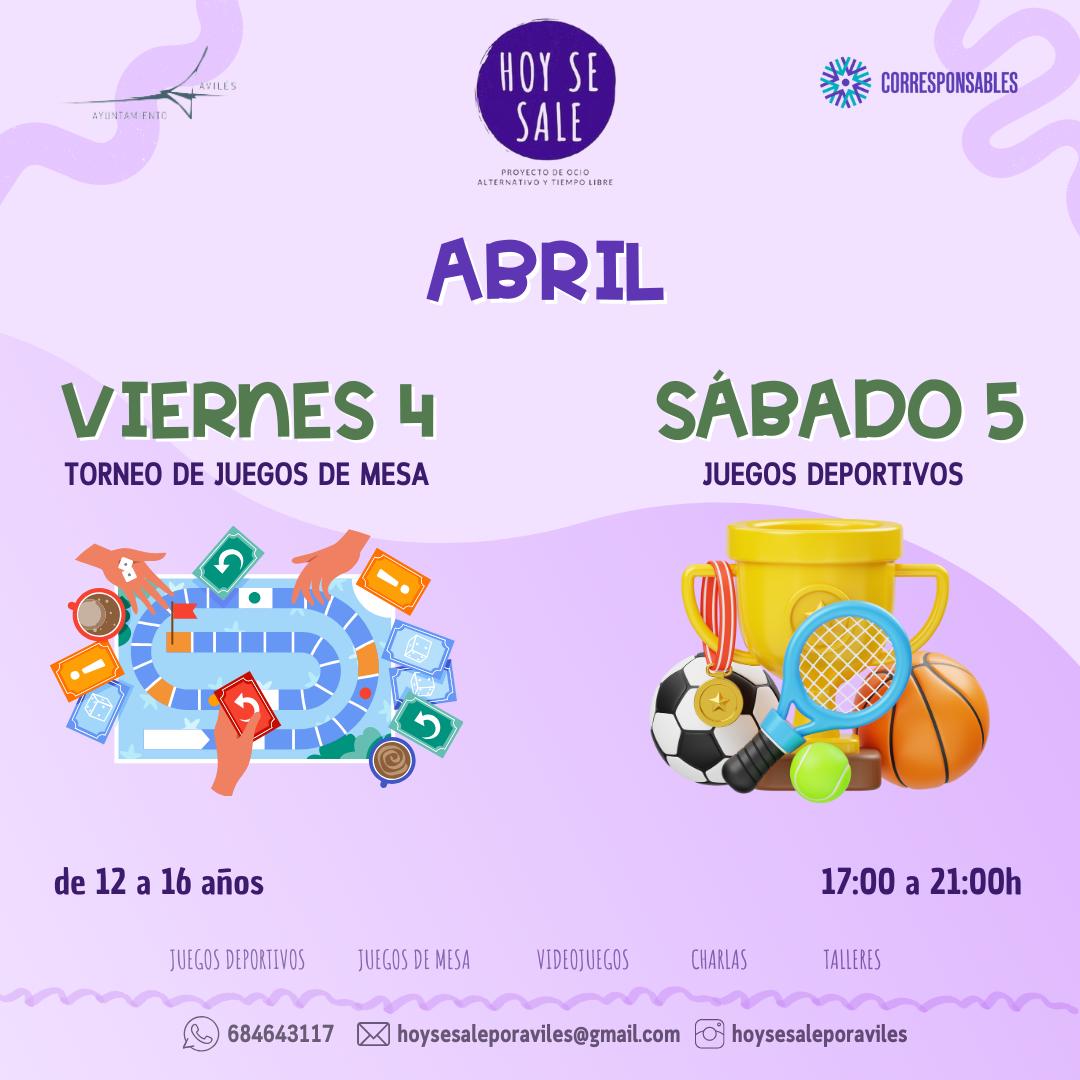 Primer fin de semana de abril de Hoy se Sale